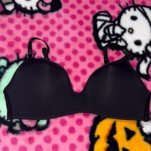 Wireless Black Bra